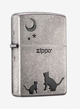 望月猫思防风礼物Zippo打火机
