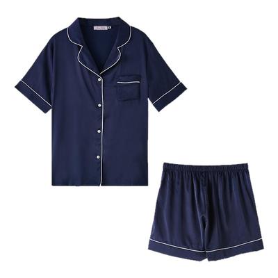 2025新款真丝睡衣女夏季短袖短裤