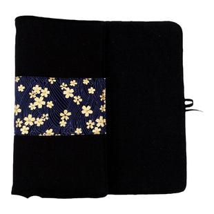 启明文房帆布文房帘小楷文房四宝笔墨纸砚毡文艺复古便携式收纳袋