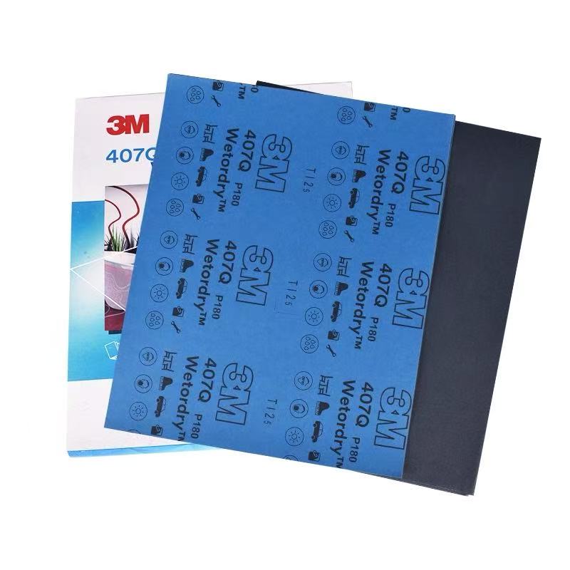 3M407Q砂纸干湿两用打磨抛光