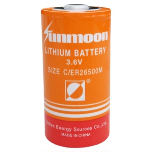 日月ER26500M锂电池3.6V天燃气表 流量计物联网 7.2V可定制电池组