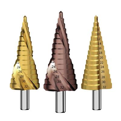 高硬度宝塔钻金属扩孔阶梯钻