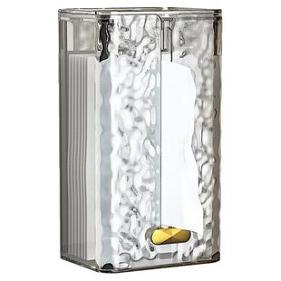 轻奢洗脸巾收纳盒壁挂式纸巾盒家用卫生间厕所一次性面巾纸抽纸盒