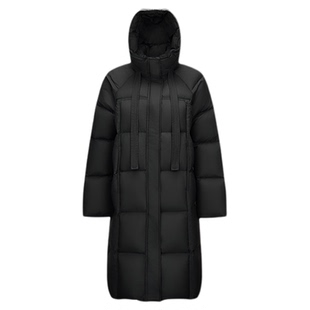 商场同款|轻松森马羽绒服女冬长款90绒子宽松防泼水2025新款外套