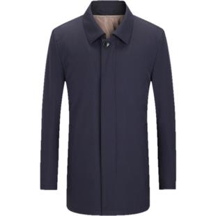 【鹅绒风衣羽绒服】雅戈尔男士秋季新款保暖外套夹克商务大衣