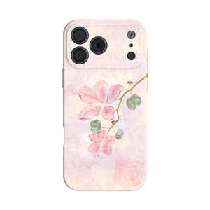 桃之夭夭~国风新中式适用苹果17promax手机壳iphone16华为pura70小米15opporeno14荣耀400古风iqoo13红米k90