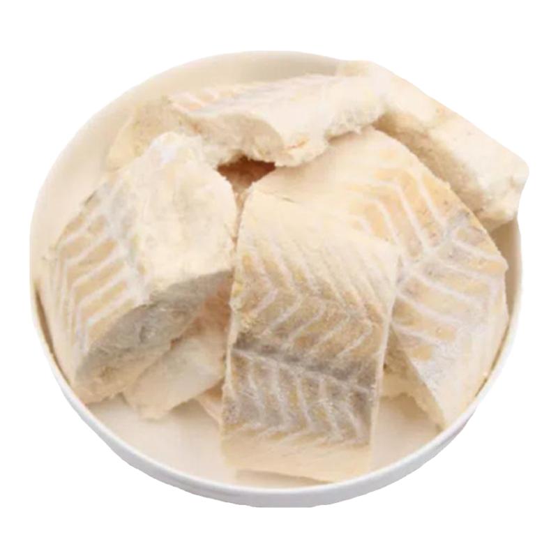 鳕鱼块冻干纯鳕鱼无添加辐照杀菌