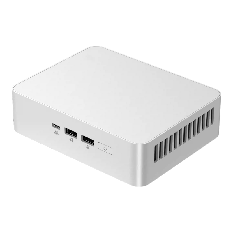 华硕NUC15PRO+银白色迷你主机Ultra 9 285H酷睿 电脑便携办公家用