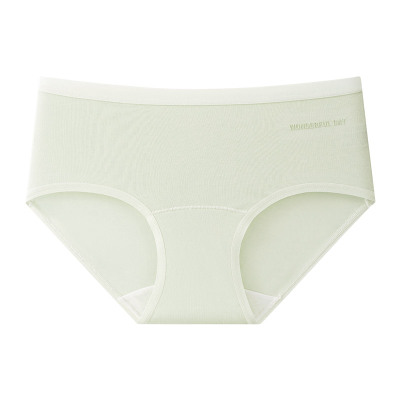 加长裆纯棉抗菌中腰女士内裤