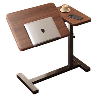 床边桌可移动升降电脑桌客厅沙发边几折叠桌书桌家用卧室床头学习桌写字桌可移动桌子女生小型简易出租屋桌子