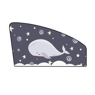 汽车遮阳帘车窗防晒隔热遮阳挡侧窗磁吸式儿童车内遮光板隐私布帘