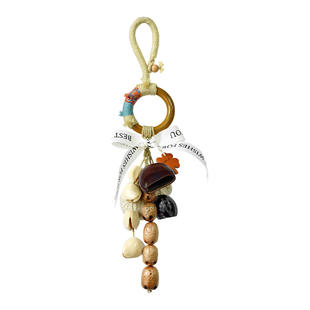 果壳风铃挂件材料包摇铃风铃手工编织包包配饰礼物背包挂饰男女