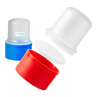 金蝶妙想圆形印章盒公司单位公章携式螺纹扣磨砂高级营业执照公张盒放置盒收纳私章盒银行放印章的印鉴盒子