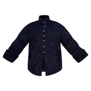 浒城古娘新款白鸭绒盘扣气质百搭短款新中式国风羽绒服外套女冬季