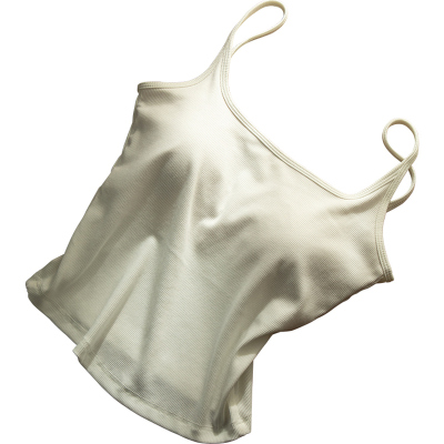 Kbra白色不透吊带背心女2025新款内搭夏外穿带胸垫美背文胸一体