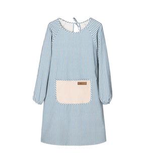 简约围裙厨房家用2025新款网红长袖罩衣工作服女餐饮做饭围腰高级