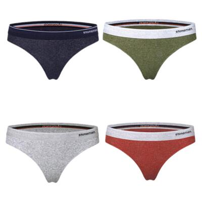 stonemen内裤女性感丁字裤纯棉
