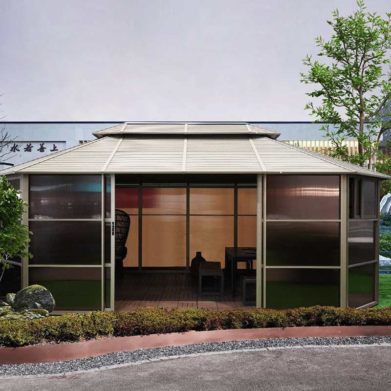 馨宁居户外凉亭庭院露台阳光房防风防雨景区民宿金属组装集成房屋