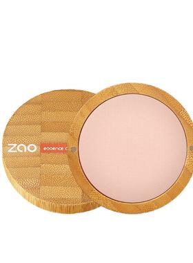 zao敏感免卸妆法国粉饼天然有机