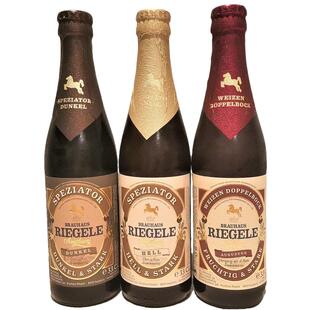 力格勒Riegele双倍博克组合6瓶装330ml原装进口德国啤酒宴请包邮