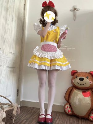 Cutelamb「小鸡黄」日系可爱萌妹洛丽塔女仆装软妹服短裙