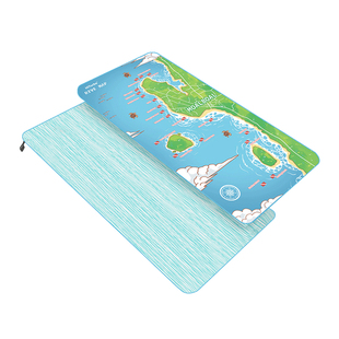 【墨宝MOALBOAL】潜水地图 斗篷沙滩巾T恤 菲律宾纪念旅行潜点