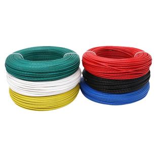 铁氟龙镀银线30 28AWG 0.2 1 4平方镀银线耐高温线特氟龙线阻燃