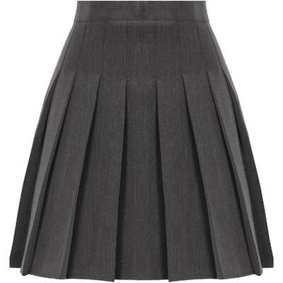 DPLAY学院风百褶裙半身裙