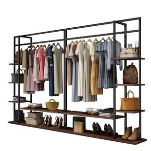 服装展示架落地式衣服架子铁艺陈列架中岛架童装货架落地式挂衣架