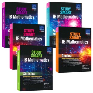 新加坡数学 SAP Study Smart IB Mathematics 聪慧学习 IB数学代数/统计/函数/微积分/几何 16-19岁 高中数学教辅练习册 英文原版