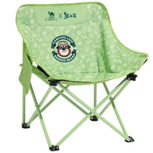 骆驼熊出没联名户外家用月亮椅露营折叠椅子便携板凳沙滩椅钓鱼