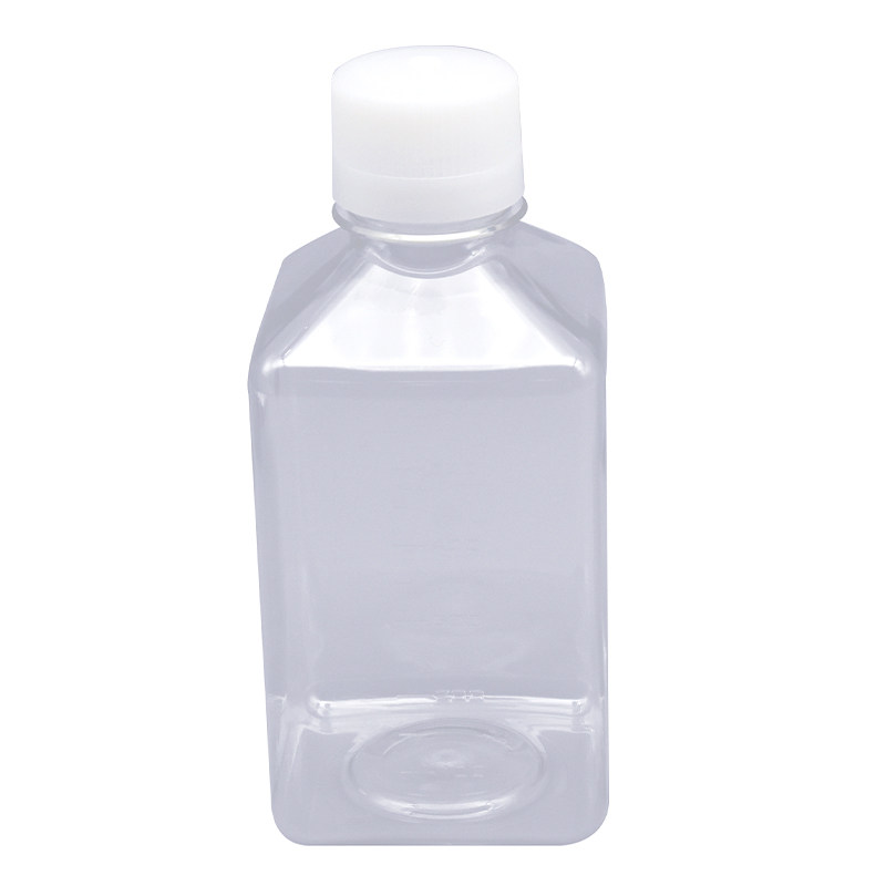 裕成实验125ml250ml500ml1000ml培养基方形瓶 PET材质样品分装瓶 留样瓶实验室血清培养基分装样品瓶