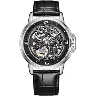 罗西尼手表男机械表全镂空勋章系列潮流时尚男士男款腕表5210091