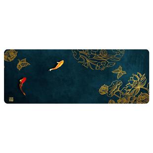 国潮超大鼠标垫电竞游戏电脑办公桌面垫子键盘垫大号女生写字桌垫