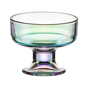 ins玻璃甜品杯冰淇淋奶昔酸奶高脚碗水果布丁雪糕高颜值冰激凌杯