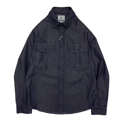 黑色原色工装牛仔衬衫阿美咔叽