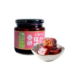 中华老字号三和四美扬州香酥玫瑰豆腐乳270g下饭配粥咸菜红烧调味