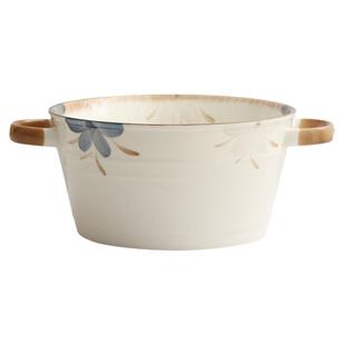 日式双耳汤碗家用8寸高级感陶瓷大碗ins风汤盆大号2022新款泡面碗