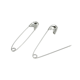 高硬度不锈钢材质安全别针安全扣针服饰配件领口固定别针吊牌胸针