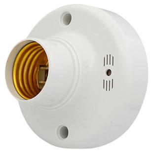 楼梯楼道声光控开关螺口感应灯座灯头明装自动LED灯口声控感应器