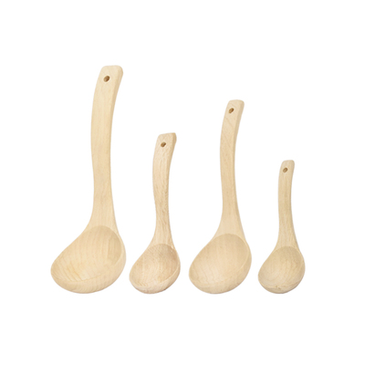 实木汤勺无漆无蜡木质盛汤盛粥勺