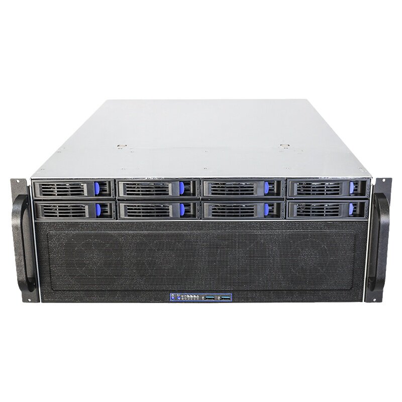 4U-R4408热插拔服务器机箱11PCI槽AI渲染云计算深度学习双至强GPU