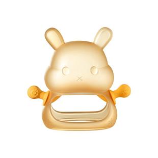 牙胶婴儿磨牙棒四6个月以上宝宝口欲期小蘑菇咬胶玩具防吃手神器