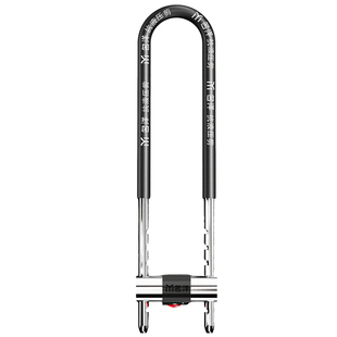 德国名洋超C级玻璃门锁办公室商铺门防盗加长双开门U型锁抗剪防撬