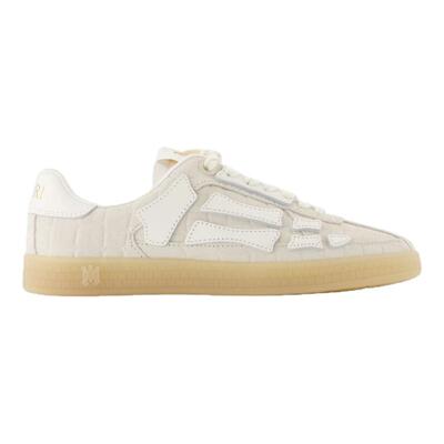 Amiri Pacific Bones 运动鞋 - 皮质 - 米色