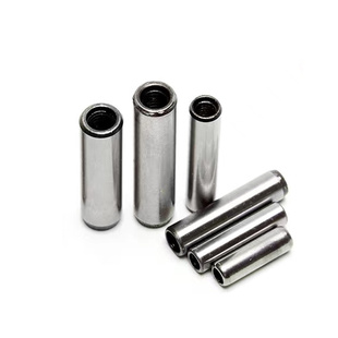 GB120内螺纹圆柱销45#加硬淬火耐磨定位销攻牙销带孔销钉M3M4-M10