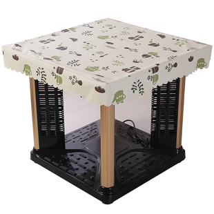 PU皮桌套 防水罩 烤火架皮罩 烤电炉皮罩 皮桌面 自动麻将桌皮套