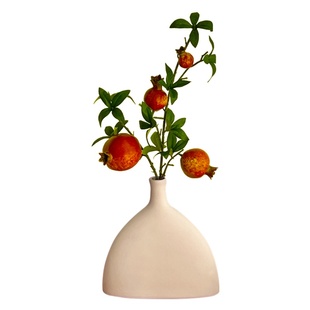 红红火火仿真花石榴果客厅绿植摆设果实树枝装饰花瓶摆件假花盆栽