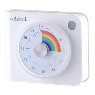 onlycook静音计时器小学生自律可视化时间管理器厨房定时提醒器