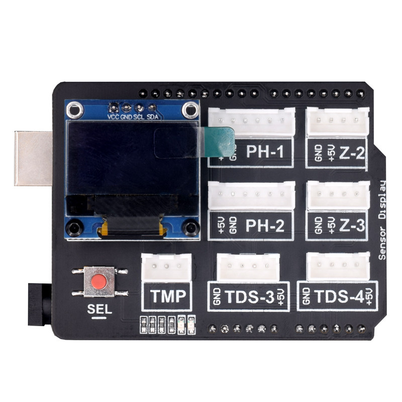 【Qhebot】水质检测套件PH浊度TDS温度检测电子DIY适用于Arduino